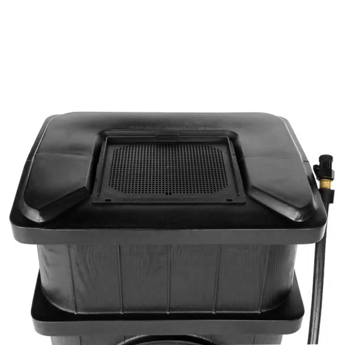 Nouveauté 2026 – Récupérateur d'eau de pluie extérieur FCMP Outdoor WG4000-GRY, aspect bois