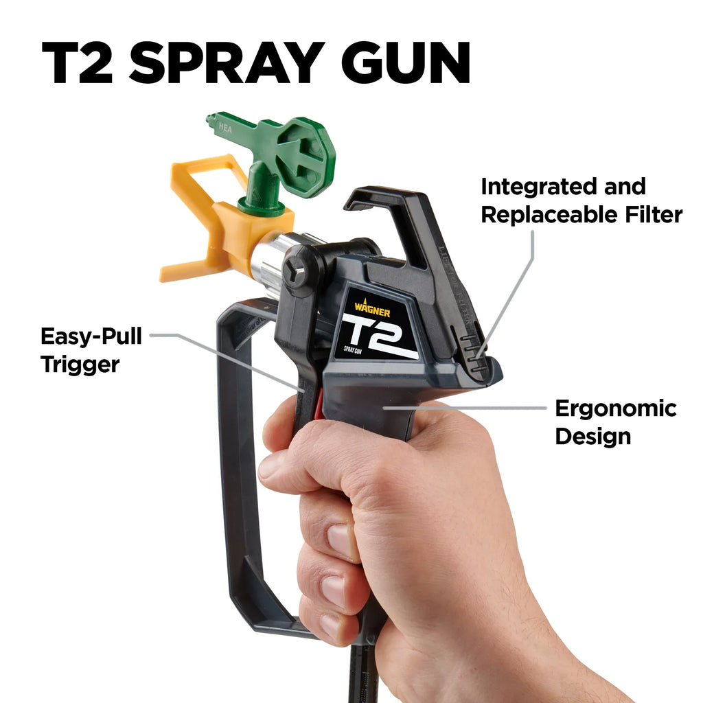 Nouveauté 2026 – Pulvérisateur de peinture/teinture Wagner Control Pro 130 haute efficacité sans air avec réservoir de 1,5 gallon