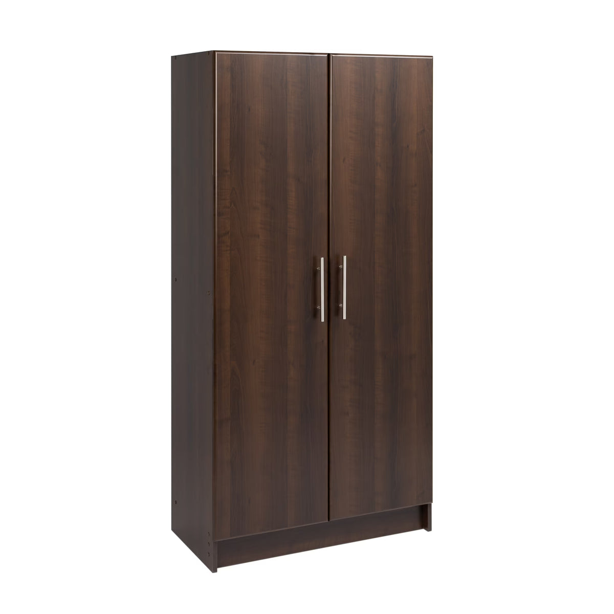 Nouveauté 2026 – Armoire à étagères réglables Prepac - Table de garage haute et fonctionnelle, 40,6 cm (P) x 81,3 cm (L) x 164,6 cm (H), armoire de garage autoportante à 2 portes, couleur expresso - EES-3264
