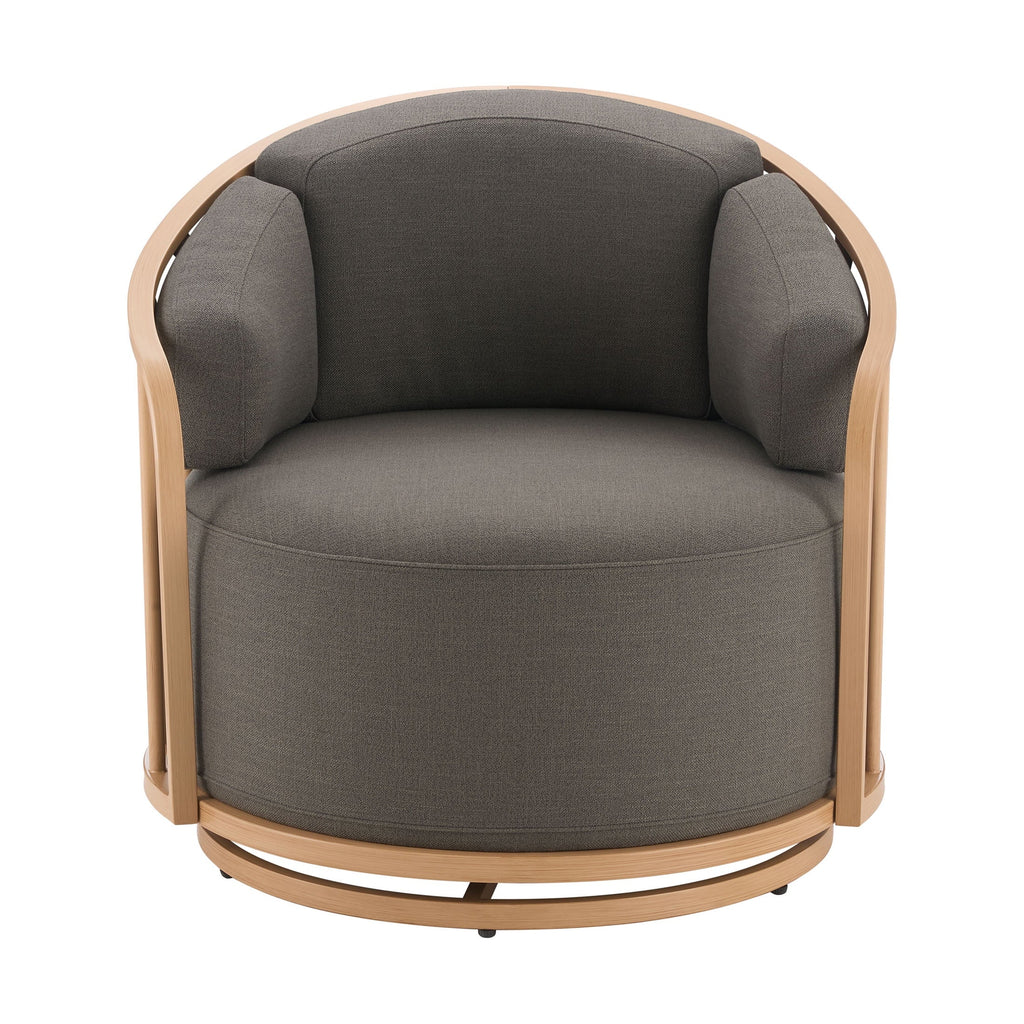 Nouveauté 2026 – Fauteuil pivotant Lillian Birdcage, lin crème, collection Better Homes & Gardens