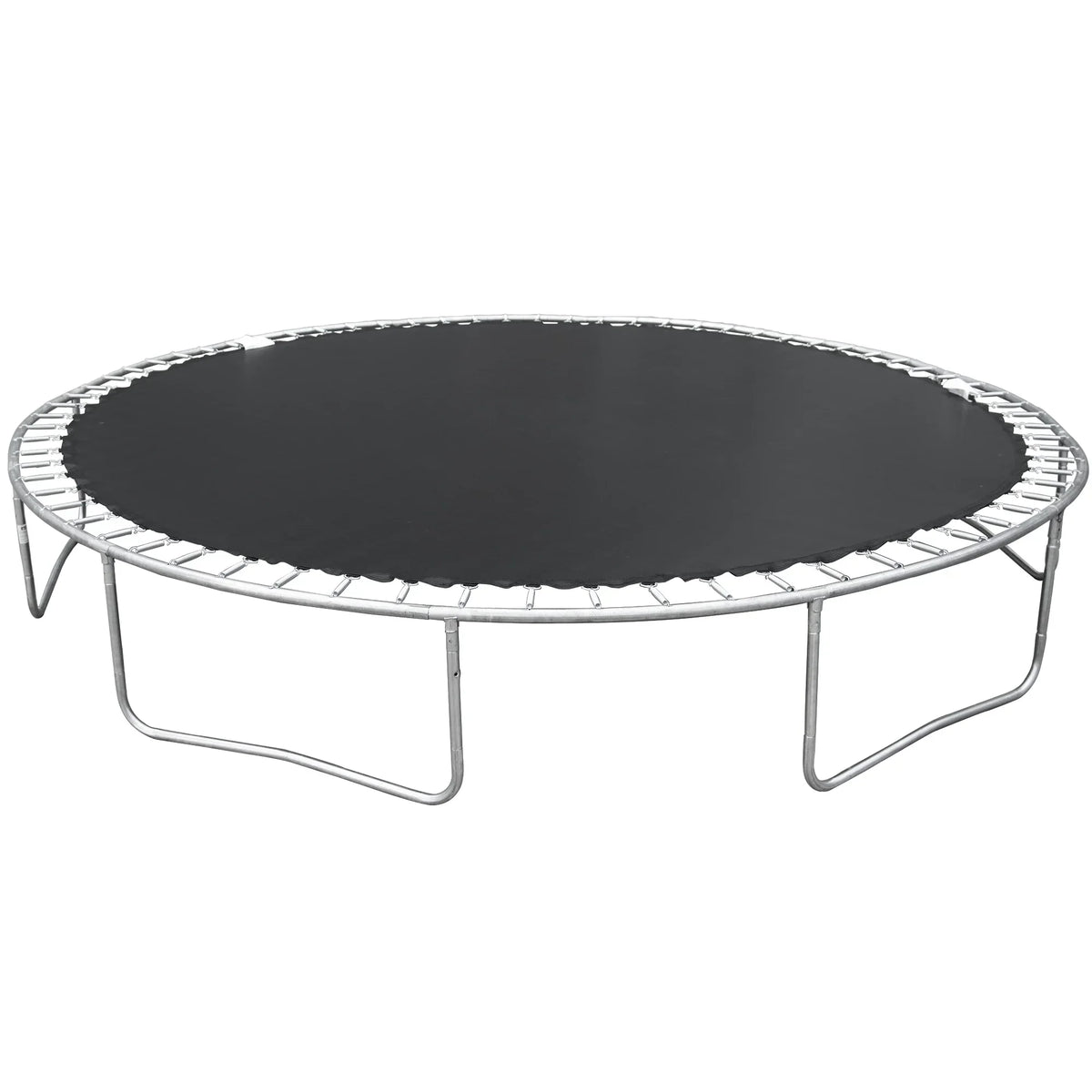 Nouveauté 2026 – Trampoline d'extérieur 4,27 m (14 pi) neuf de avec filet de sécurité, structure tubulaire en acier, échelle et filet de protection - Modèle robuste, bleu