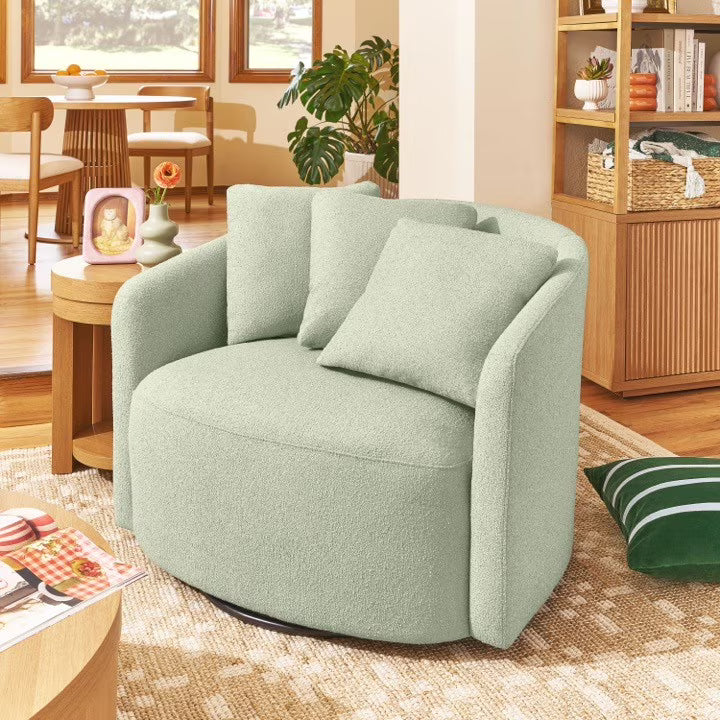 Nouveauté 2026 – Fauteuil d'appoint Beautiful Drew de Drew Barrymore (édition ), coloris crème bouclé