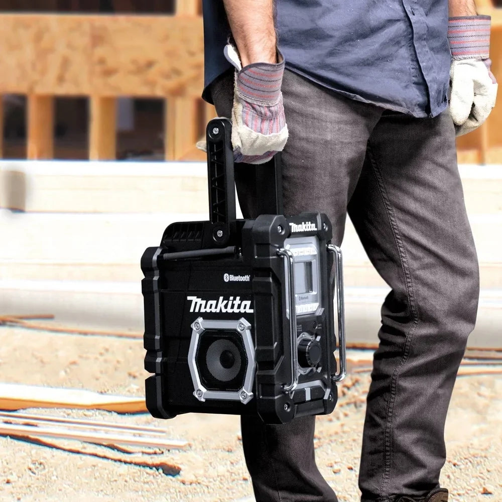 Nouveauté 2026 – Radio de chantier sans fil Bluetooth Makita XRM06B, noire