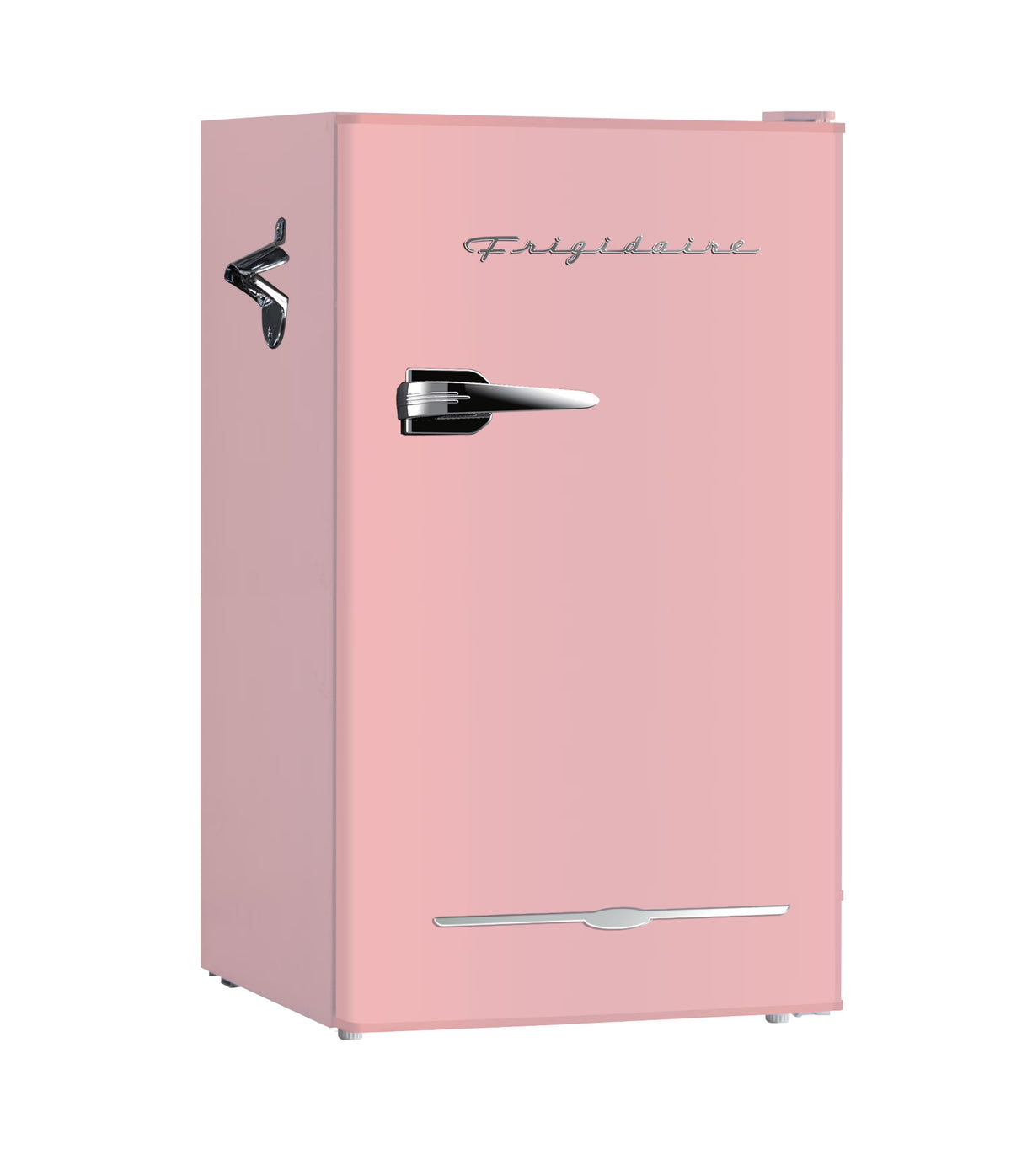 Nouveauté 2026 – Réfrigérateur de bar rétro Frigidaire EFR376-C-PINK 3,2 pi³ (rose), 65 watts, avec ouvre-bouteille latéral