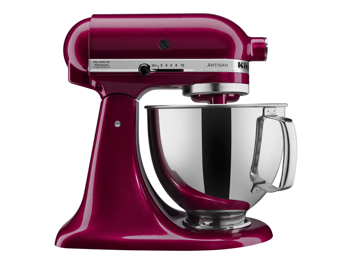 Nouveauté 2026 – Robot pâtissier KitchenAid Artisan Series 5 pintes à tête inclinable, coloris Wildflower, KSM156CXWF (édition