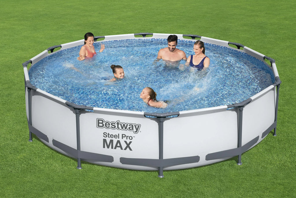 Nouveauté 2026 – Piscine hors sol ronde Bestway Steel Pro MAX 10 pi x 30 po