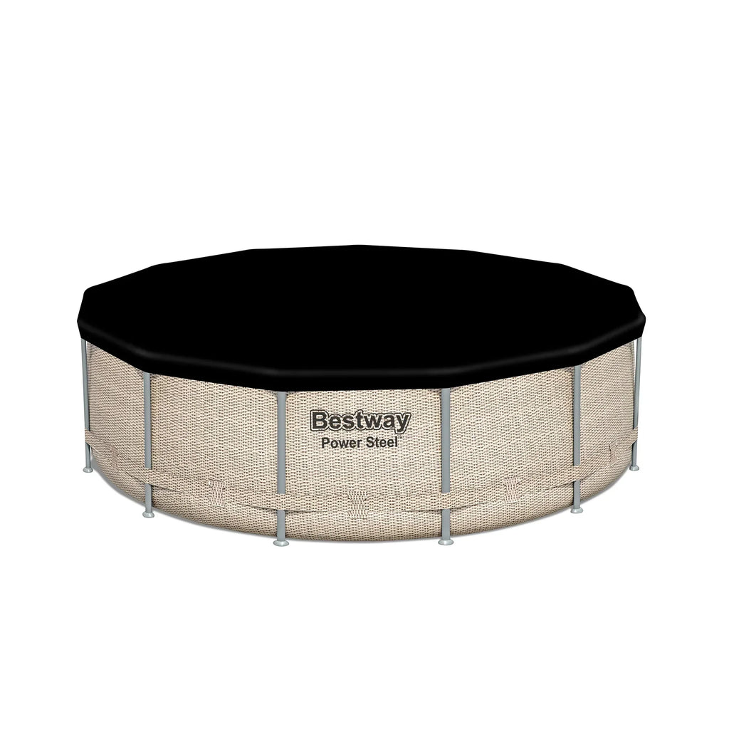 Nouveauté 2026 – Ensemble de piscine extérieure ronde Bestway Power Steel 14 pi x 42 po