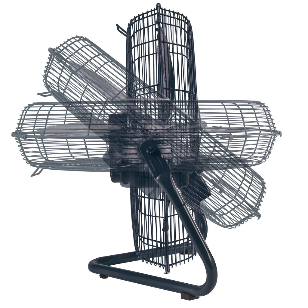 Nouveauté 2026 – Ventilateur sur pied haute vitesse Lasko Max Performance , option de montage mural, gris, H20610