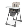 Nouveauté 2026 – Chaise haute pliable et facile à nettoyer Chicco Polly - Taupe (Beige). Neuve