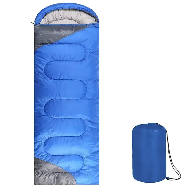 Blue & Black Adult Sleeping Bag