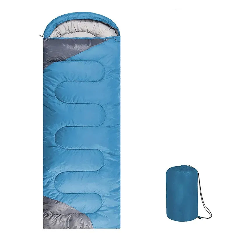 Lake Blue & Gray Adult Sleeping Bag